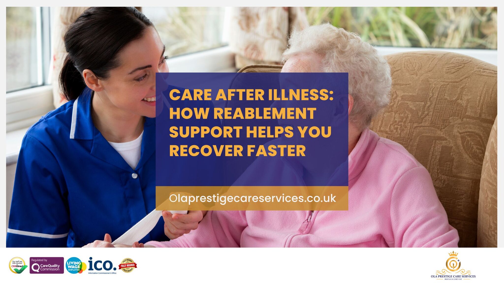 Prestige Care Connect Dartford - Kent - United kingdom - Home Services - Hospital Reablement - Care After Illness How Reablement Support Helps You Recover Faster