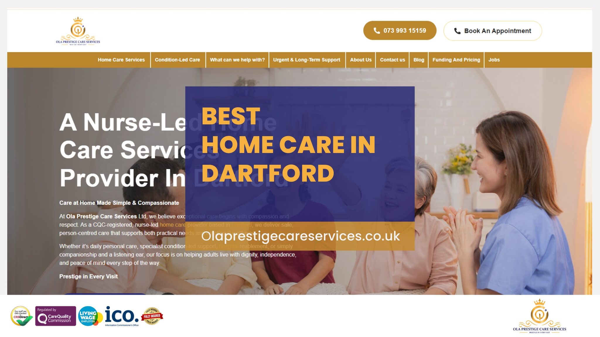 Prestige Care Connect - Hospital Reablement - Best Home Care in Dartford