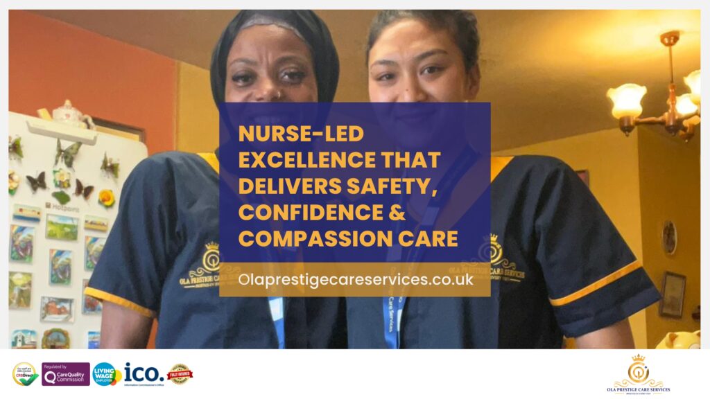 Home Care Provider in Dartford Nurse-Led Excellence That Delivers Safety, Confidence & Compassion-Ola Prestige Care Services Dartford - Kent - United kingdom - Home Services - Hospital Reablement